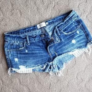 Abercrombie Distressed Jean shorts